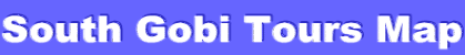 South Gobi Tours Map